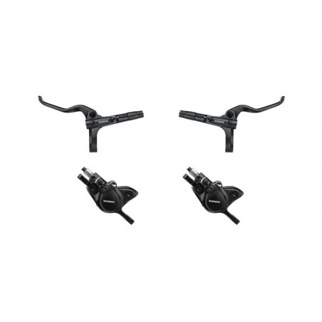 Shimano Freno Disco Hidráulico BL-MT200 + BR-MT200 - Postmount - Set Delantero + Trasero