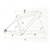 BICICLETA ADRIATICA WING M2.2- 29"  BLANCO ICE/NEGRA