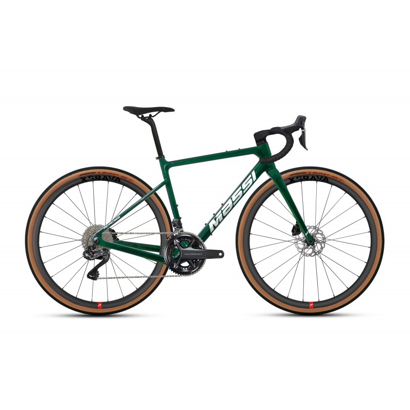 BICICLETA MASSI ACROSS CARB.RACE ULT.DI2 2X12 VERDE CARBONO (2026)