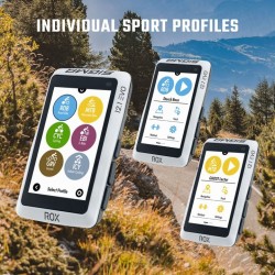 Sigma Sport GPS Ciclocomputador - ROX 12.1 EVO - Sensor Set - night grey