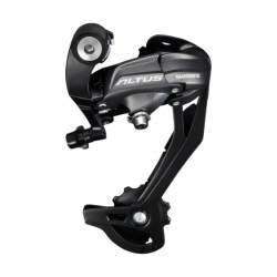 SHIMANO Cambio Tras. 9v Negro SGS RD-M370 Acera