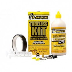 X-Sauce Kit Tubeless MTB 27mm con Válvula Fina | MybikeSport